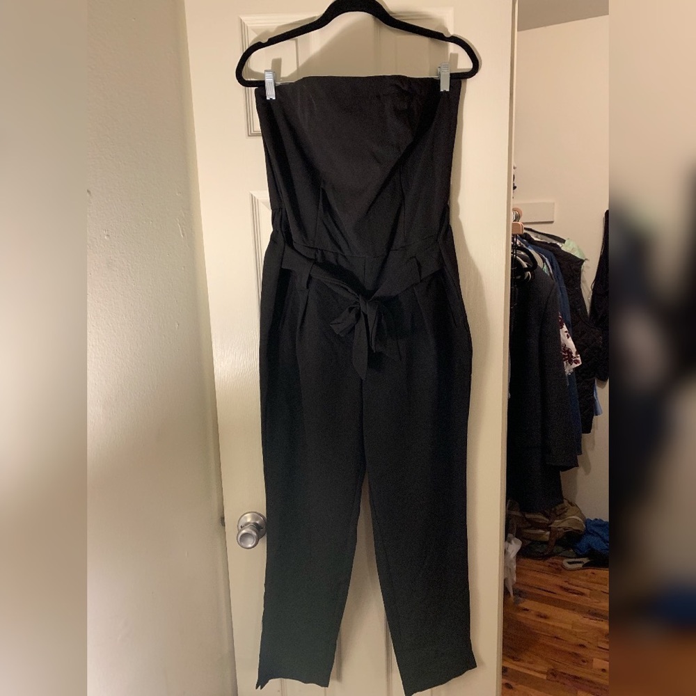 Strapless jumpsuit